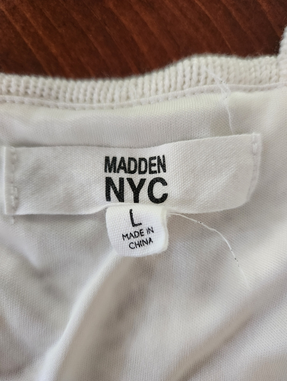 Madden NYC Crochet Ivory Tank Dress - Picture 7 of 11